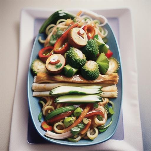 Healthier pork chow mein