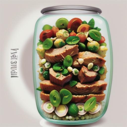 Fennel and pepper pork with artichoke, lentil & spinach salad