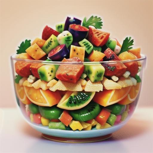 Cantaloupe and Chicken Salad