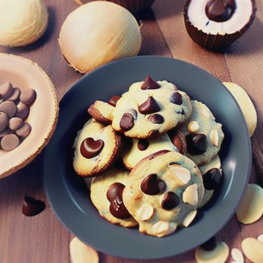 Soft Oatmeal Coconut Chocolate Chip Cookies