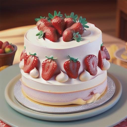 Strawberry Cake III