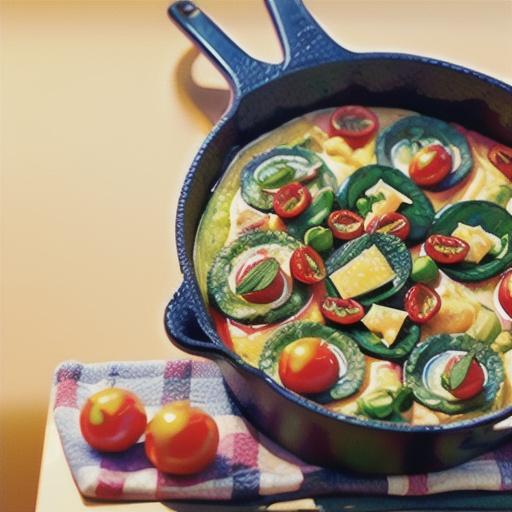 Spinach-Tomato Frittata