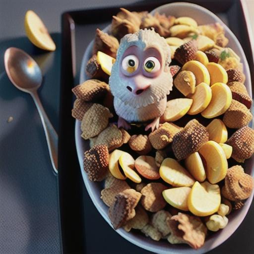 Apple and blackberry cornflake crumble