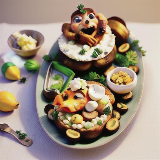 Lemon and thyme roast pork with ricotta-stuffed mushrooms