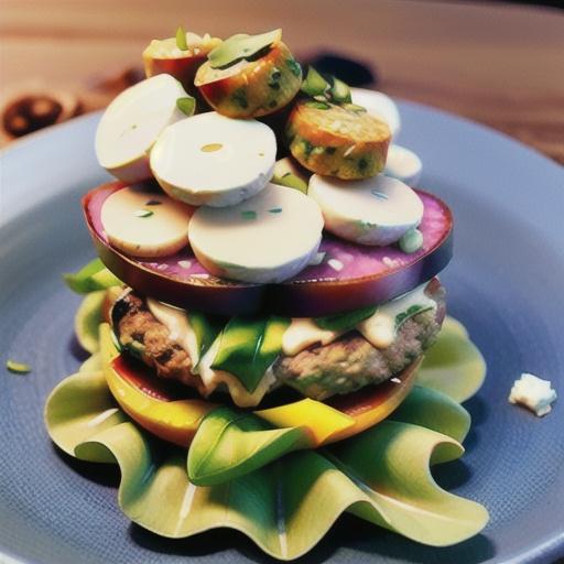 Mediterranean Ground Turkey Burgers with Olive and Feta Topping