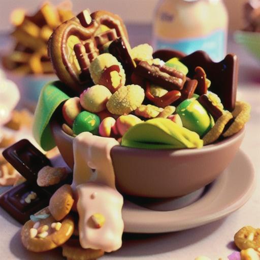 Gluten-Free Peanut Butter Blossom Cookie Chex™ Party Mix