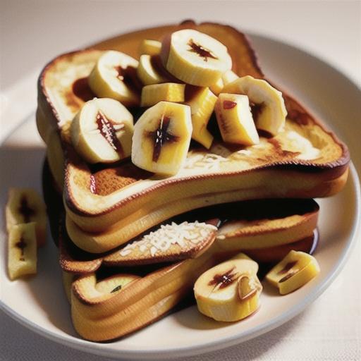 Spicy Spiked Banana French Toast