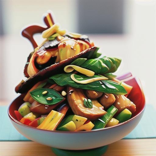 Hoisin chicken and Asian greens stir-fry