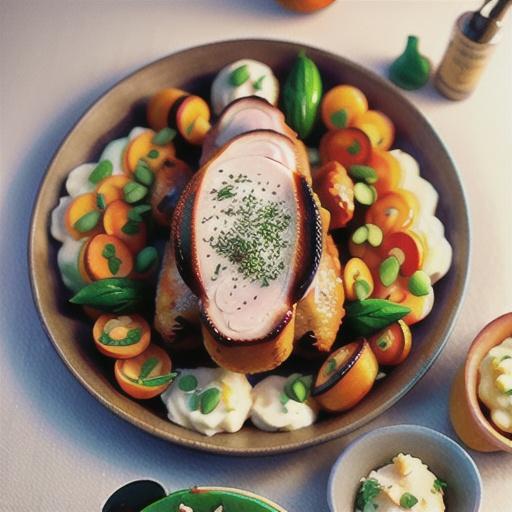 Maple, mandarin and mustard pork roast