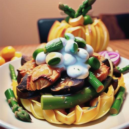 Roasted Spaghetti Squash with Ground Turkey and Vegetables
