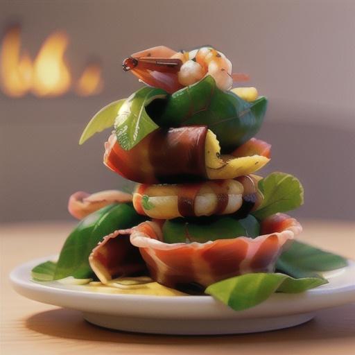 Shrimp Wrapped with Prosciutto