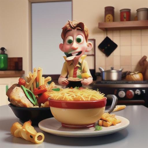 Baked Spaghetti with Chicken