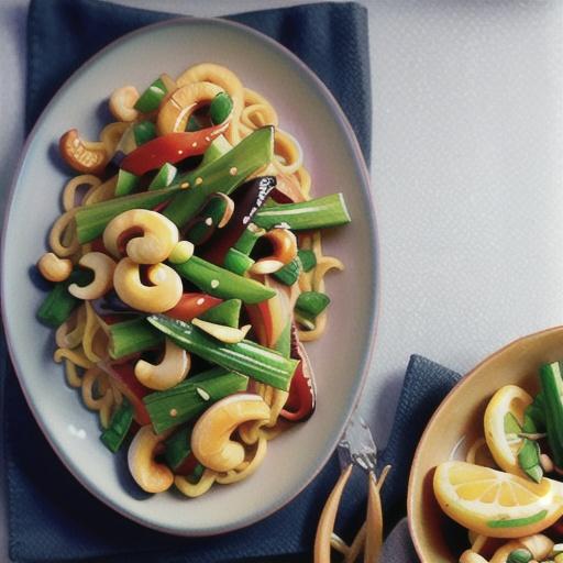 Turkey & cashew noodle stir-fry