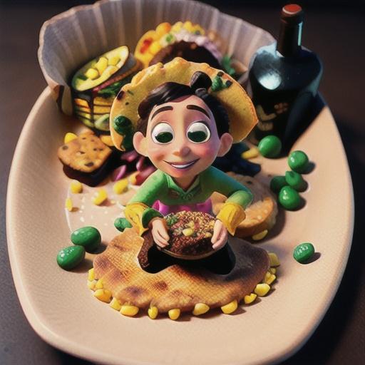 Spicy Black Bean Taco Bake