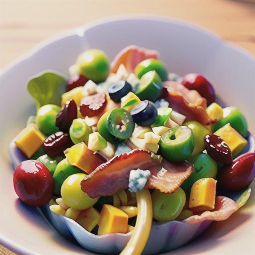 Cranberry, Bacon and Blue Cheese Pasta Salad