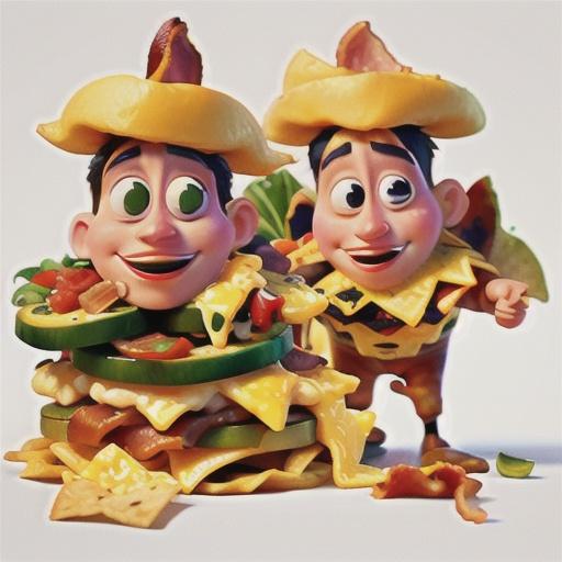 Super-cheesy chicken and bacon nachos