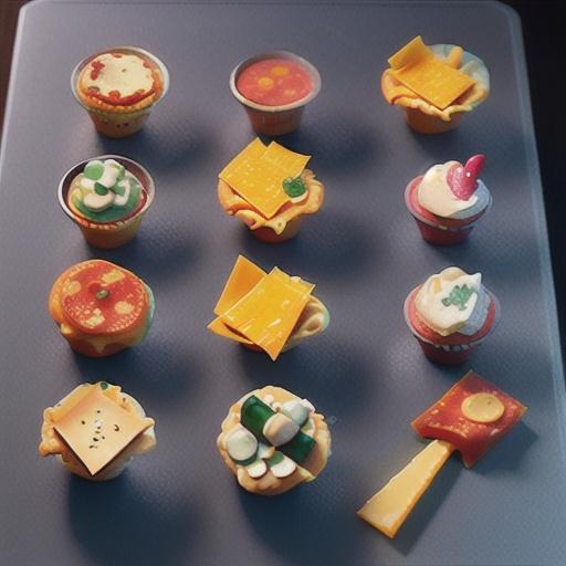 Five-Cheese Pizza Cupcakes