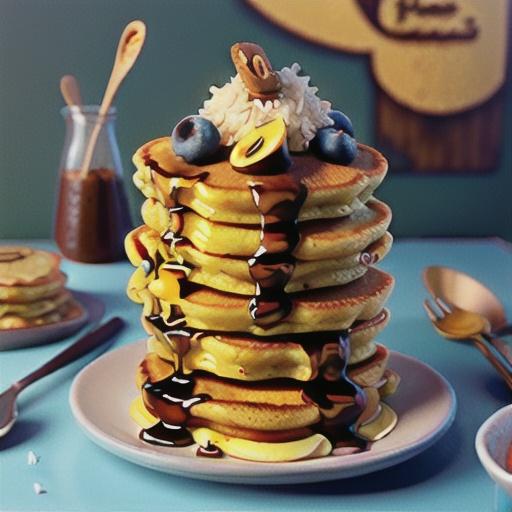 Gluten and dairy-free quinoa and coconut pancakes