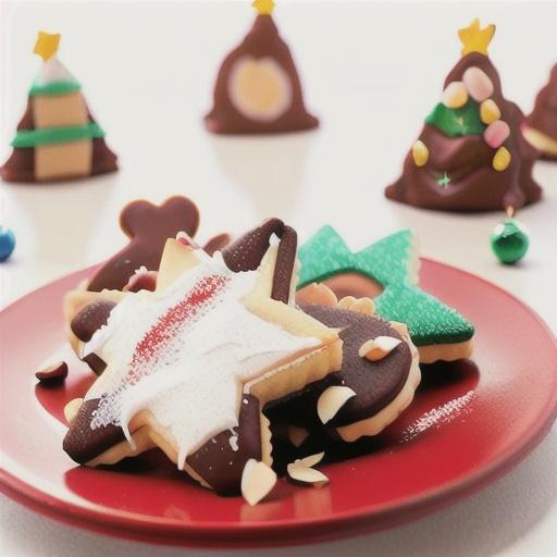 Caramel almond shortbreads