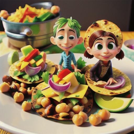 Vegetarian Chickpea Tacos