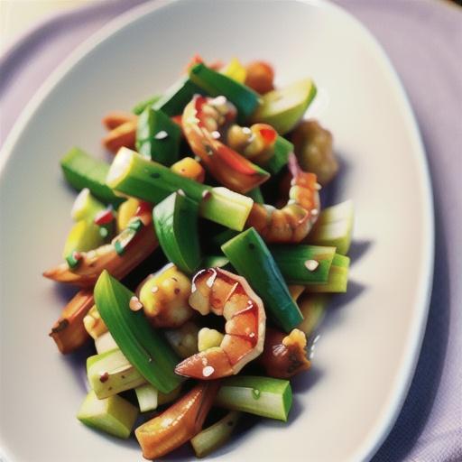 Ginger Garlic Sesame Shrimp