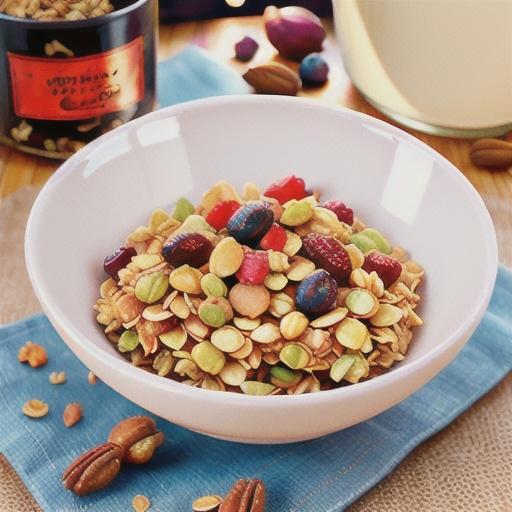 Fig and cranberry granola
