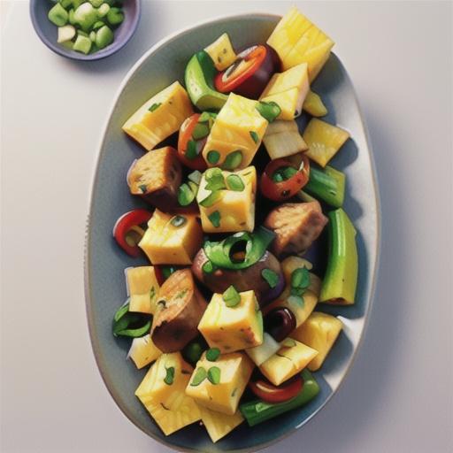 Cajun-style pork and pineapple recipe
