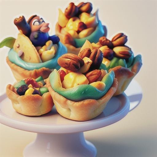 Camembert and Cherry Pastry Puffs