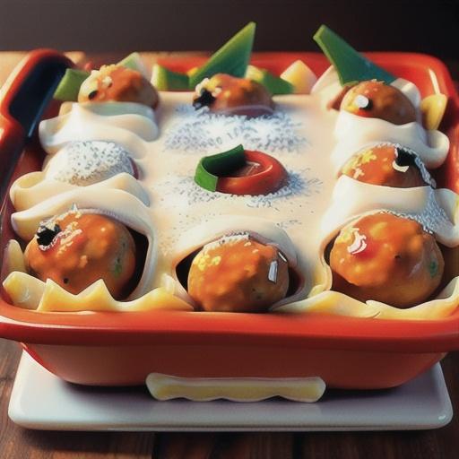 Creamy Meatball Sub Casserole