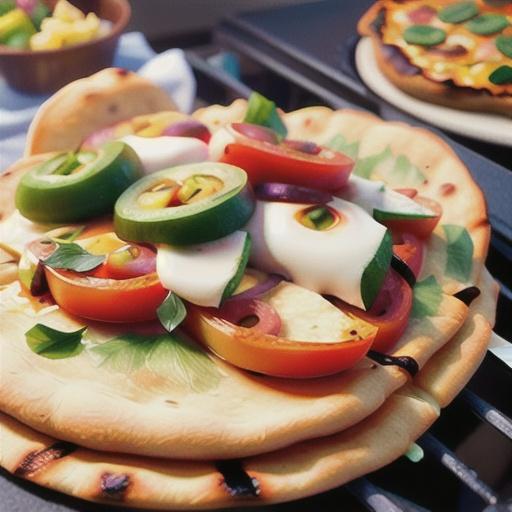 Veggie Pita Pizza