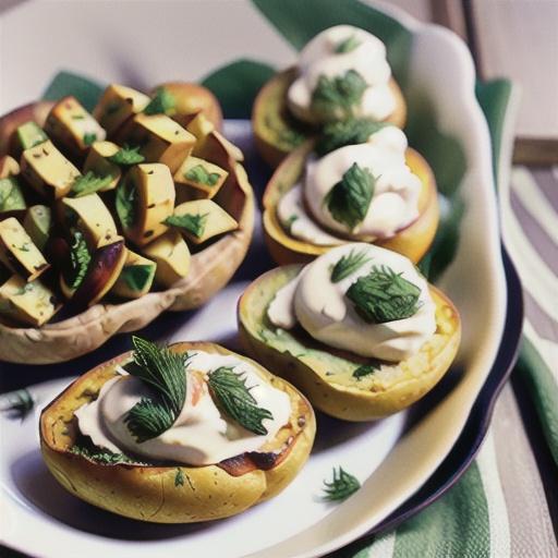 Spanakopita Twice-Baked Potatoes