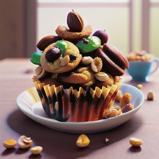 Apple and raisin crunchy topped muffins