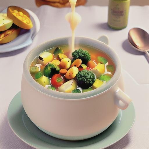 Broccoli and potato soup
