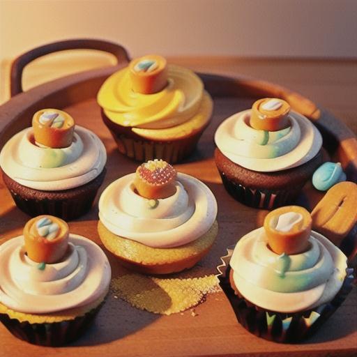 Candy'D Sweet Potato Cupcakes with Brown Sugar Icing