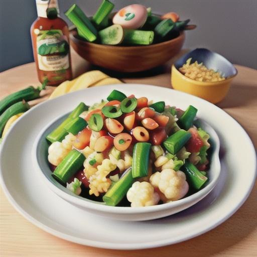 Air Fryer Cauliflower Fried Rice