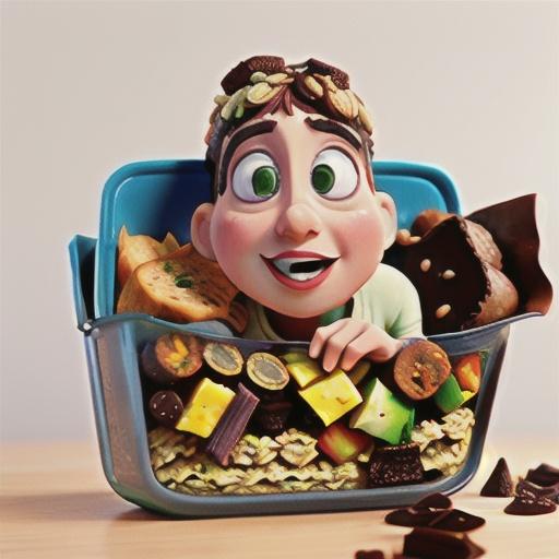 Choc-chip muesli slice