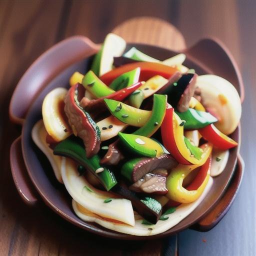 Quick Beef Stir-Fry with Bell Peppers
