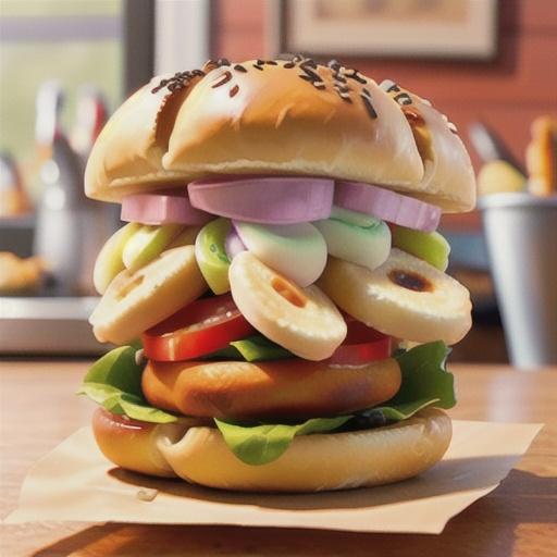 Canadian Bacon Bagel Sandwiches