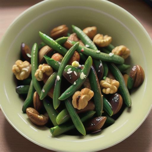 Caramelized Green Beans with Walnuts