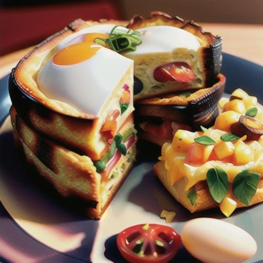 Cheddar Strata with Grilled Onions