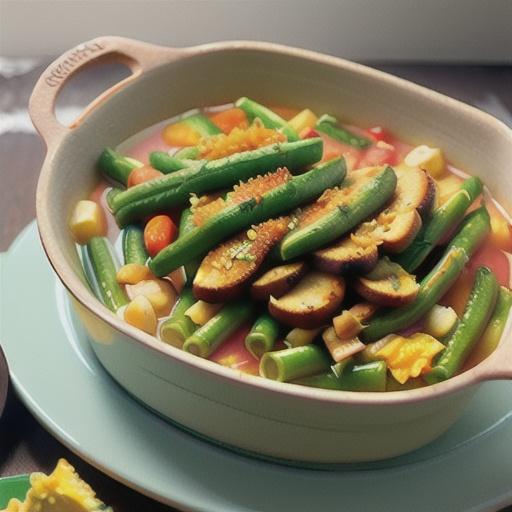 Green Bean and Chicken Casserole