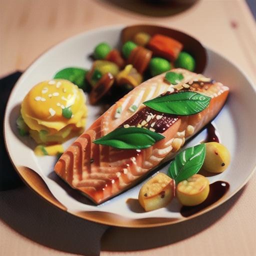 Air Fryer Maple-Miso Salmon