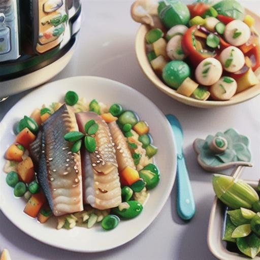 Instant Pot Steamed Sea Bass