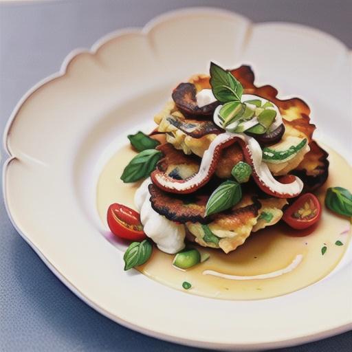 Ricotta and herb fritters