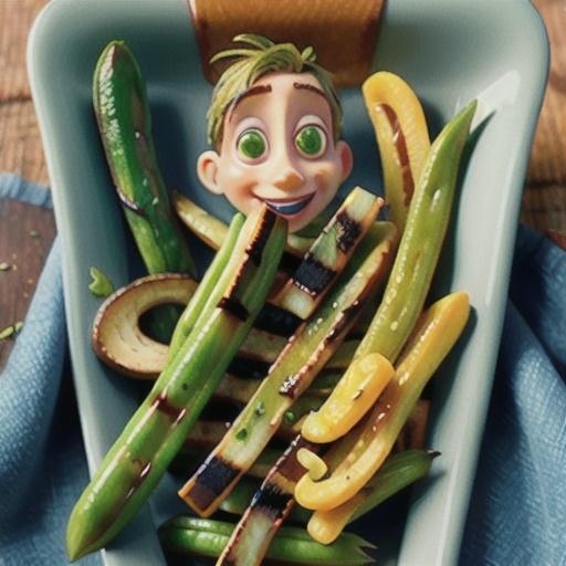 Grilled Fresh Green Beans