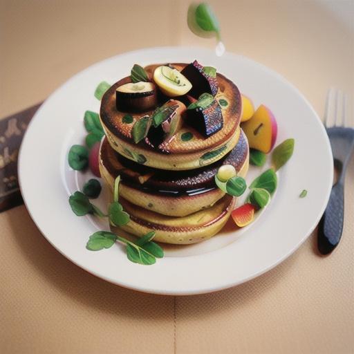 Black pudding crumpets