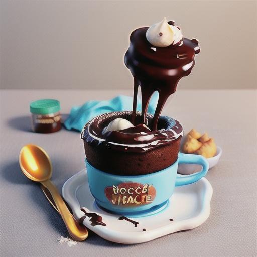 Chocolate Ice Cream Mug Cake