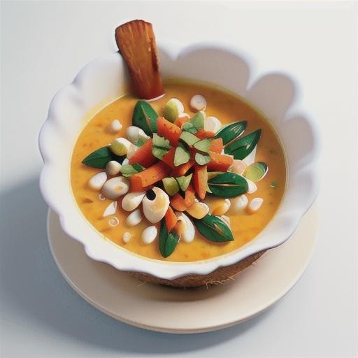 Coconut Carrot Soup with Cumin Oil