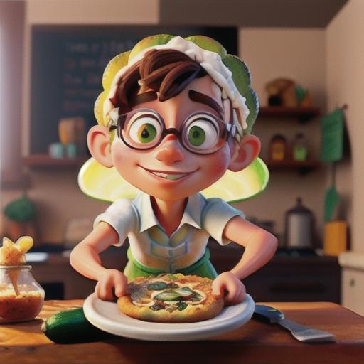 Zucchini Bread Breakfast Pizza