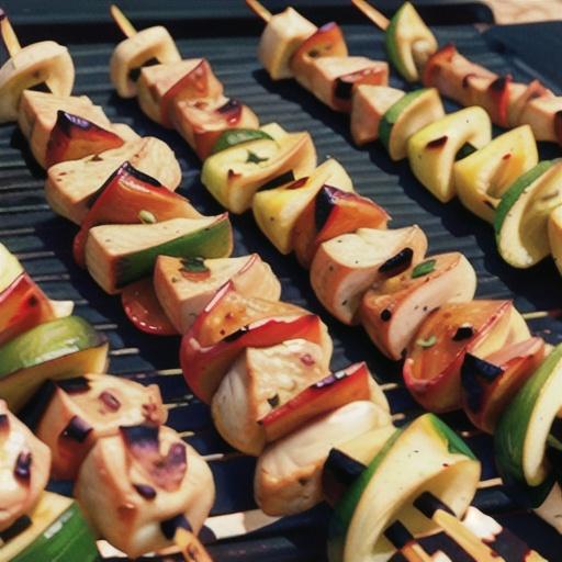Chicken and Chorizo Skewers